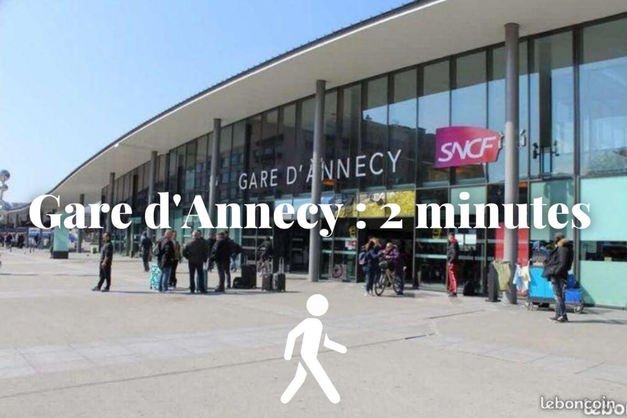 Le Duplex - Hyper Centre - Gare - Wifi - Netflix - Disney + Annecy Eksteriør billede